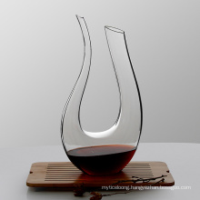 Red Wine Carafe Wine Gift Hand Blown Lead-Free Crystal Glass Wine Decanter